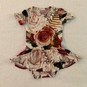 Posh Peanut Floral Twirl Bodysuit